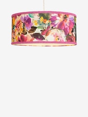 Clarke and Clarke Pink Tahiti Drum Easyfit Lamp Shade - Image 2 of 2