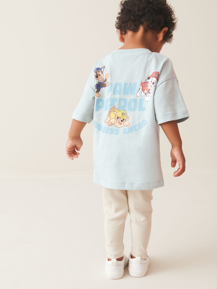 Blue Paw Patrol 100% Cotton T-Shirt and Leggings Set (3mths-8yrs) - Image 1 of 8