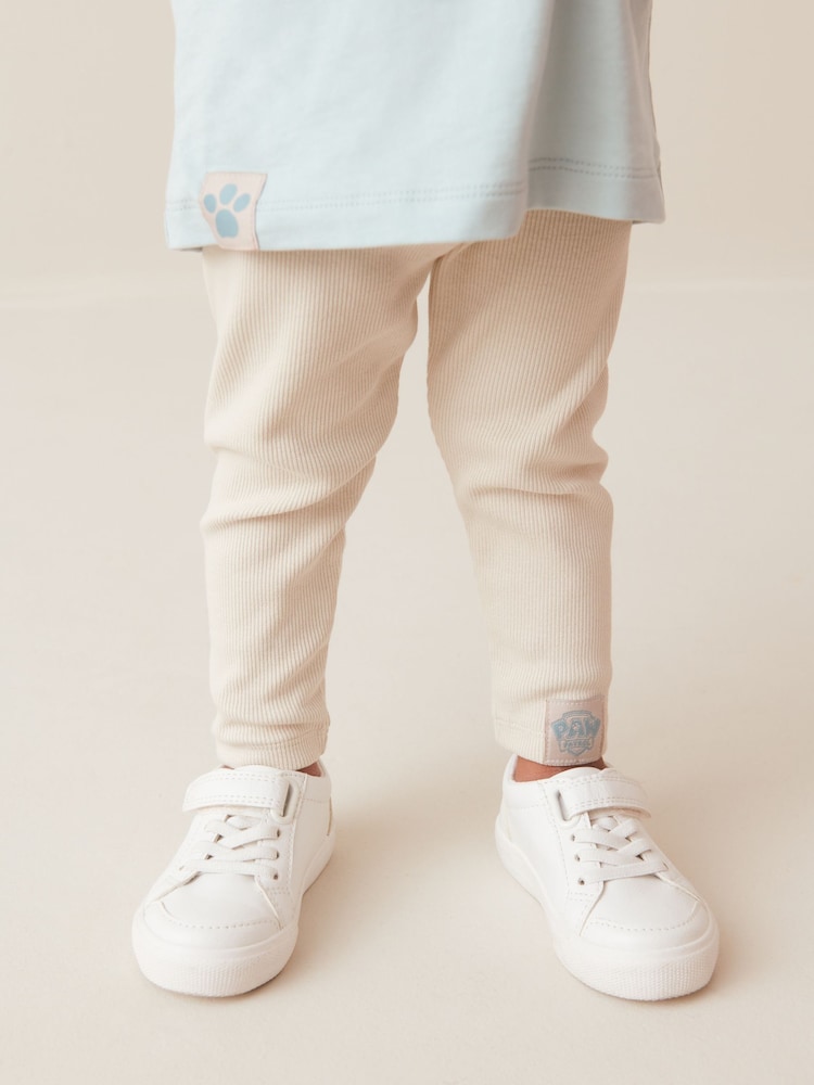 Albastru - Set Paw Patrol 100% bumbac Tricou și Colanți (3mths-8yrs) - Image 3 of 8