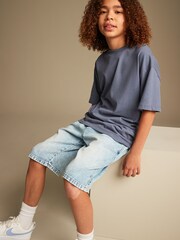 Blau - Bermuda-Shorts aus Denim (3 bis 16 Jahre) - Bild 3 von 7