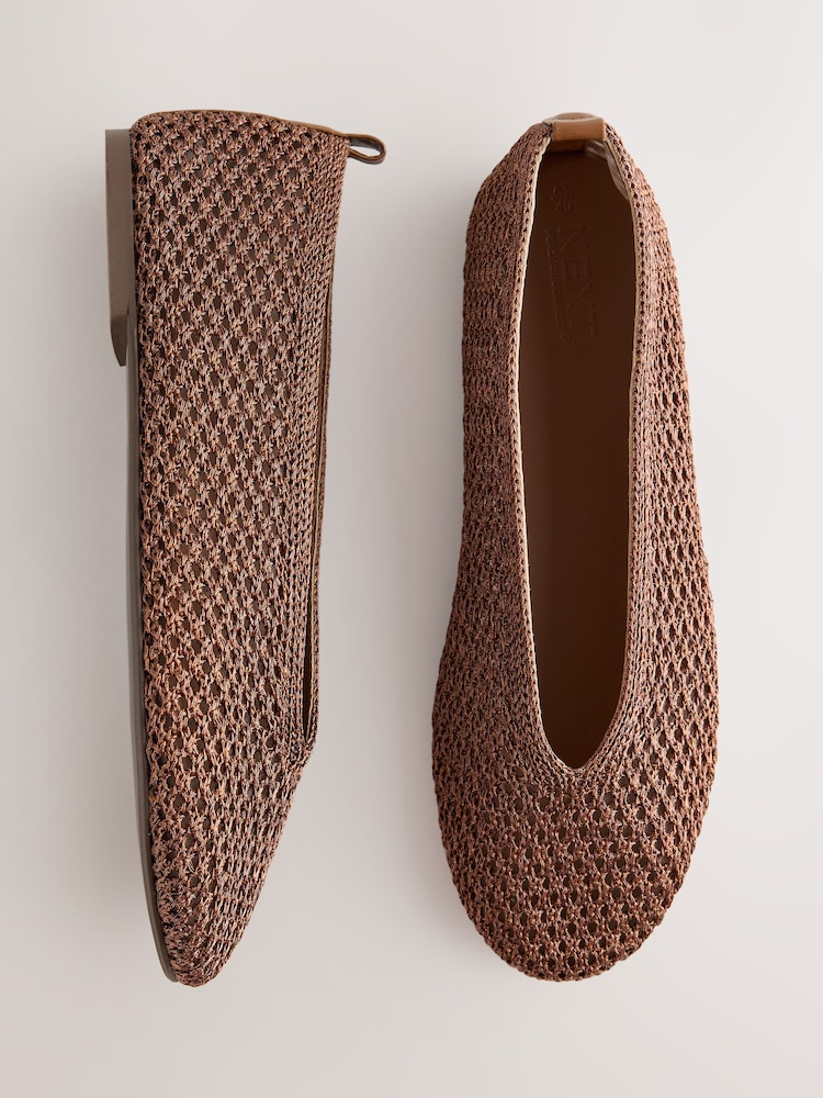 Tanso - Forever Comfort® Highcut Crochet Ballet Flats - Larawan 1 ng 9 Tanso - Forever Comfort® Highcut Crochet Ballet Flats - Larawan 1 ng 9