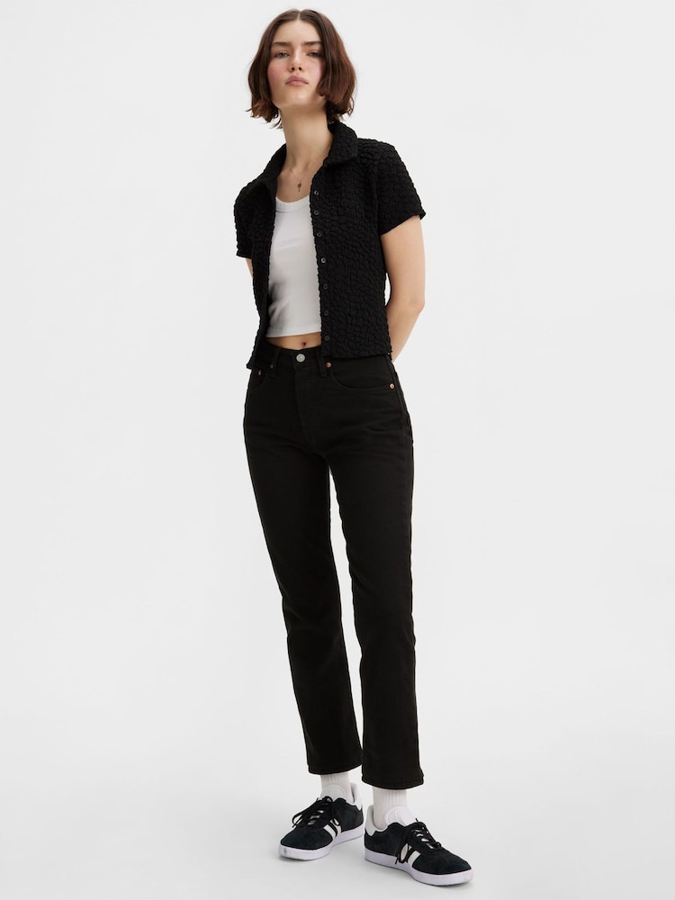 Levi's® Black Heart 501® Crop Jeans - Image 3 of 7