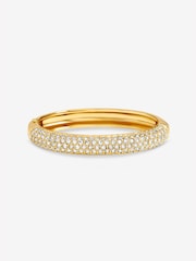 Jon Richard Gold Tone Pave Bangle - Image 1 of 1