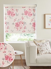 Cath Kidston Cream Brampton Bunch Raspberry Made to Measure Roller Blind - Image 1 of 4