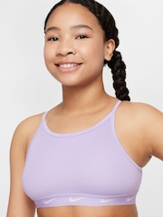 Фиолетово-лавандовый - Спортивное бюстгальтер Nike DriFIT One - Изображение 3 из 4