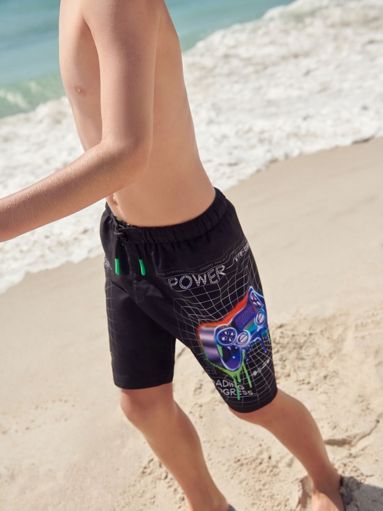 Black Board Swim Shorts (3-16yrs) - Image 2 of 7