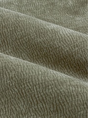 Yard Eucalyptus Heath Washed Velvet Lined Eyelet Curtains - Image 4 of 4