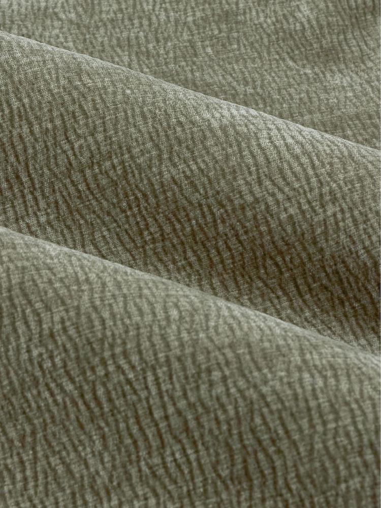 Yard Eucalyptus Heath Washed Velvet Lined Eyelet Curtains - Image 4 of 4 Yard Eucalyptus Heath Washed Velvet Lined Eyelet Curtains - Image 4 of 4