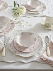 Shabby Chic by Rachel Ashwell® Multi Floral Scalloped Fine China 12 Piece Set - Image 1 of 4