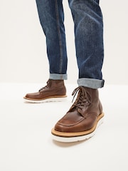 Brown Sanders for Next Apron Boots - Image 1 of 5