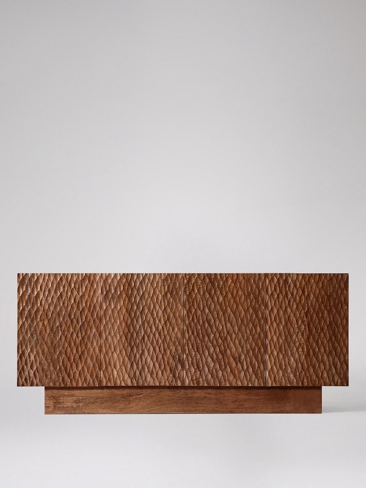 Swoon Sherwood Mango Wood 4 Πόρτα μονάδα πολυμέσων - Εικόνα 2 του 10