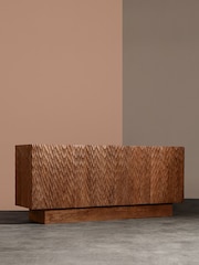 Swoon Sherwood Mango Wood 4 Πόρτα μονάδα πολυμέσων - Εικόνα 3 του 10