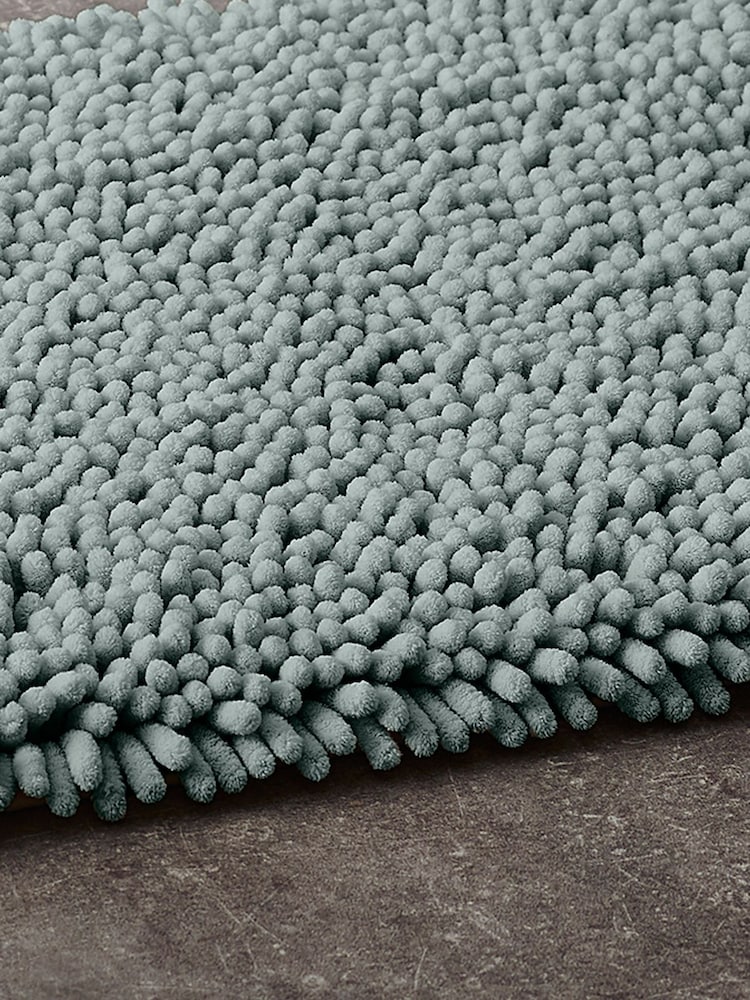 Sage Green Super Plush Bath Bobble Mat - Image 2 of 4