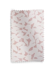 Jasper Conran London Pink Pencil Pleat Blackout Floral Leaf Curtain - Image 6 of 6