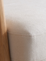 Birlea Cream Ida 2 Seater - Image 5 of 7