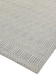 Asiatic Rugs Duck Egg Blue Sloan Geo Rug - Image 4 of 4