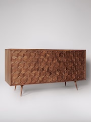 Swoon Terning Acacia Wood 2 Door 3 Drawer Sideboard - Εικόνα 5 του 6