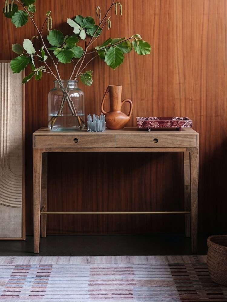 Swoon Nyhavn Mango Wood 2 Τραπέζι κονσόλας συρταριών - Εικόνα 1 του 6