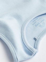 Blue 5 Pack Baby Vest Bodysuits - Image 7 of 7