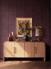Swoon Linn Mango Wood 4 Door Sideboard - Εικόνα 1 του 9