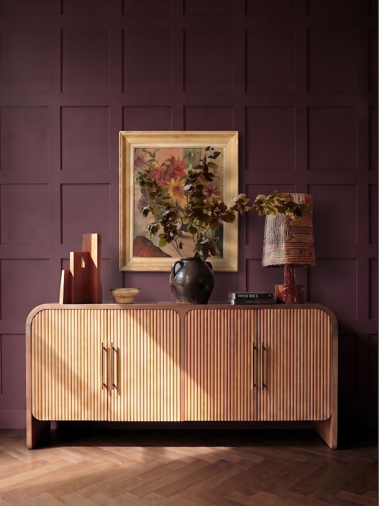 Swoon Linn Mango Wood 4 Door Sideboard - Εικόνα 1 του 9