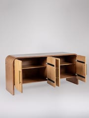 Swoon Linn Mango Wood 4 Door Sideboard - Εικόνα 5 του 9