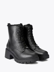 Gležnjače KG Kurt Geiger Tess Na pertlanje krznene čizme - Slika 5 od 5