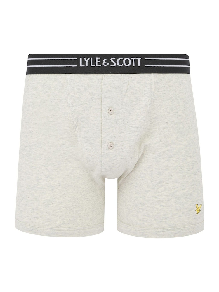 Lyle & Scott Blue Lewis Underwear Trunks 3 Pack - Image 4 of 4