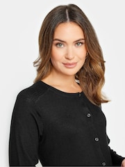 M&Co Black Petite Button Cardigan - Image 3 of 4