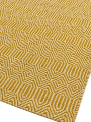Asiatic Rugs Mustard Yellow Sloan Geo Rug - Image 3 of 5