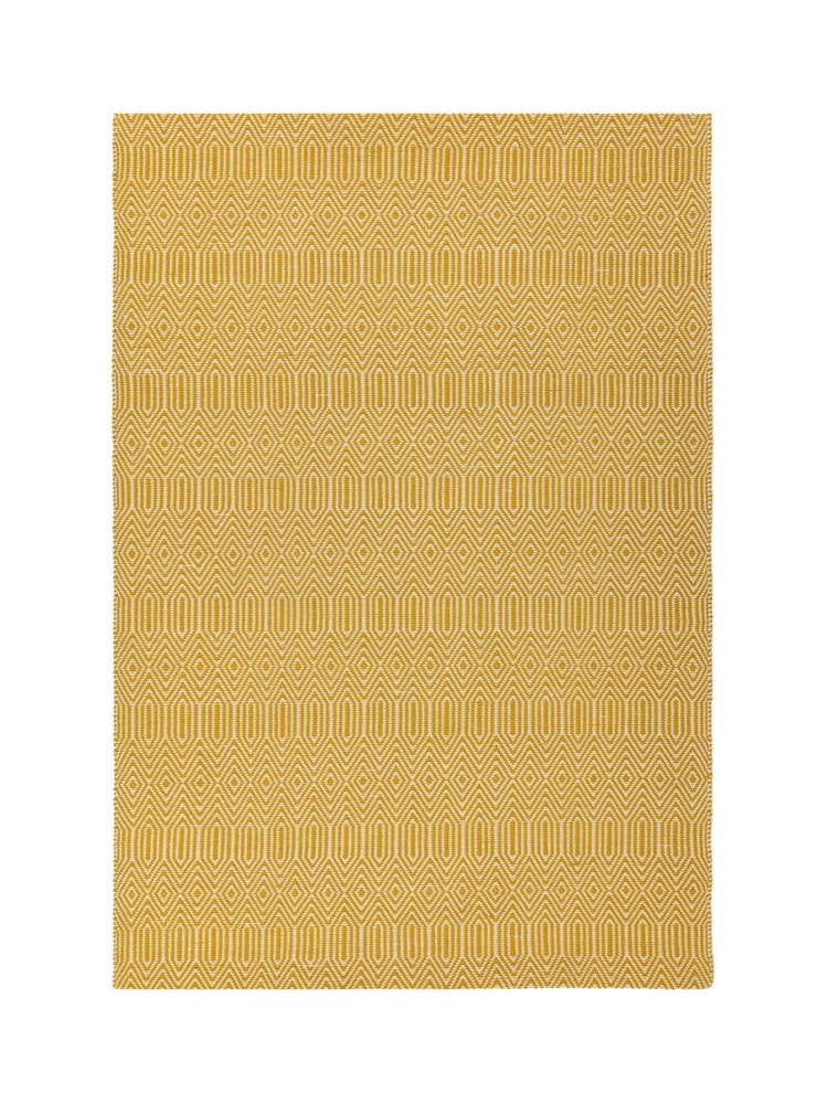Asiatic Rugs Mustard Yellow Sloan Geo Rug - Image 5 of 5