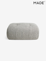 MADE.COM Grey Marl Pax Boucle Alban Modular Footstool - Image 14 of 14