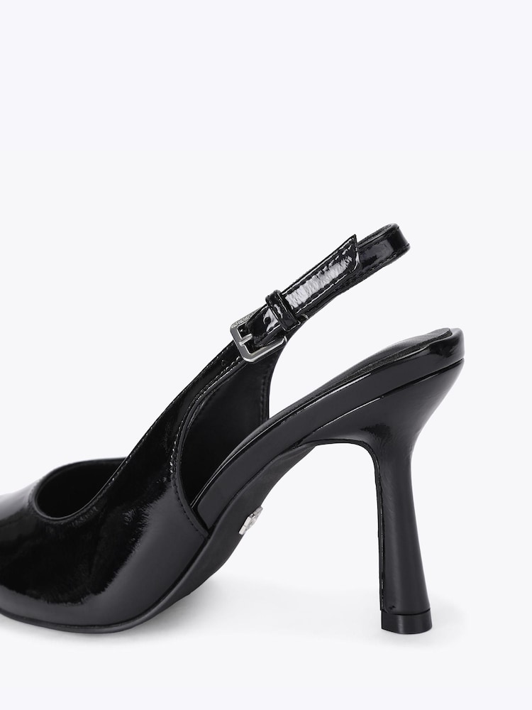 KG Kurt Geiger Black Adina Slingback Heels - Image 5 of 5