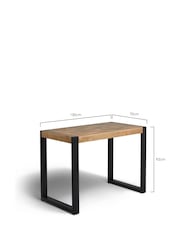 Natural Jefferson Solid Wood Pine 4 Seater Bar Dining Table - Image 7 of 7