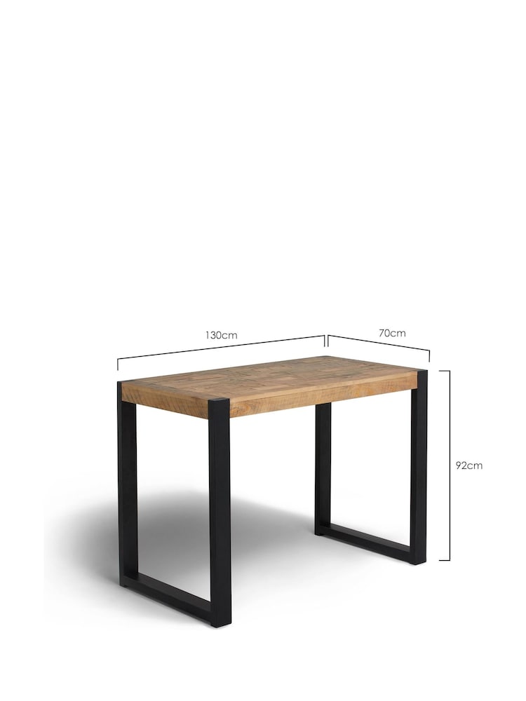 Natural Jefferson Solid Wood Pine 4 Seater Bar Dining Table - Image 7 of 7