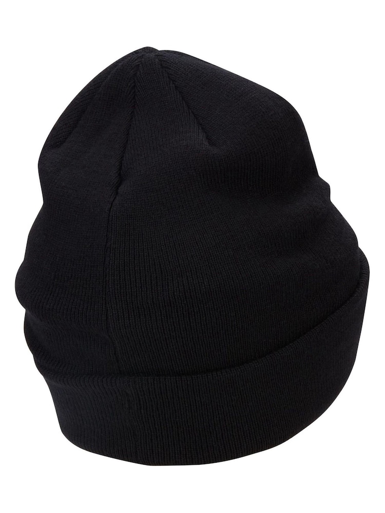 Nike Black Peak Kids' Standard Cuff Swoosh Beanie - Image 2 of 2