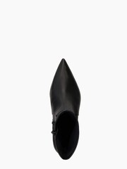 Dune London Black Origami Kitten Heel Ankle Boots - Image 5 of 5