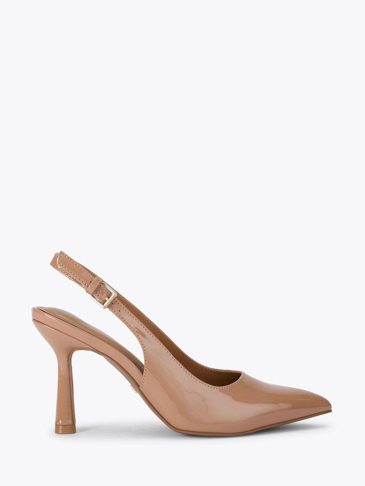 KG Kurt Geiger Cream Adina Slingback Heels - Image 2 of 5 KG Kurt Geiger Cream Adina Slingback Heels - Image 2 of 5