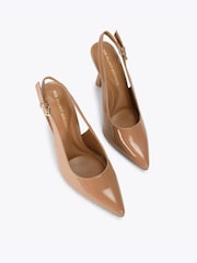 KG Kurt Geiger Cream Adina Slingback Heels - Image 3 of 5