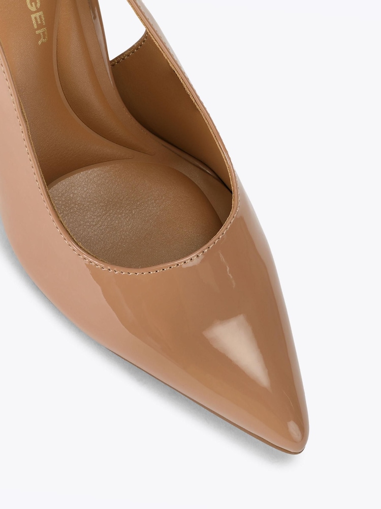 KG Kurt Geiger Cream Adina Slingback Heels - Image 5 of 5 KG Kurt Geiger Cream Adina Slingback Heels - Image 5 of 5