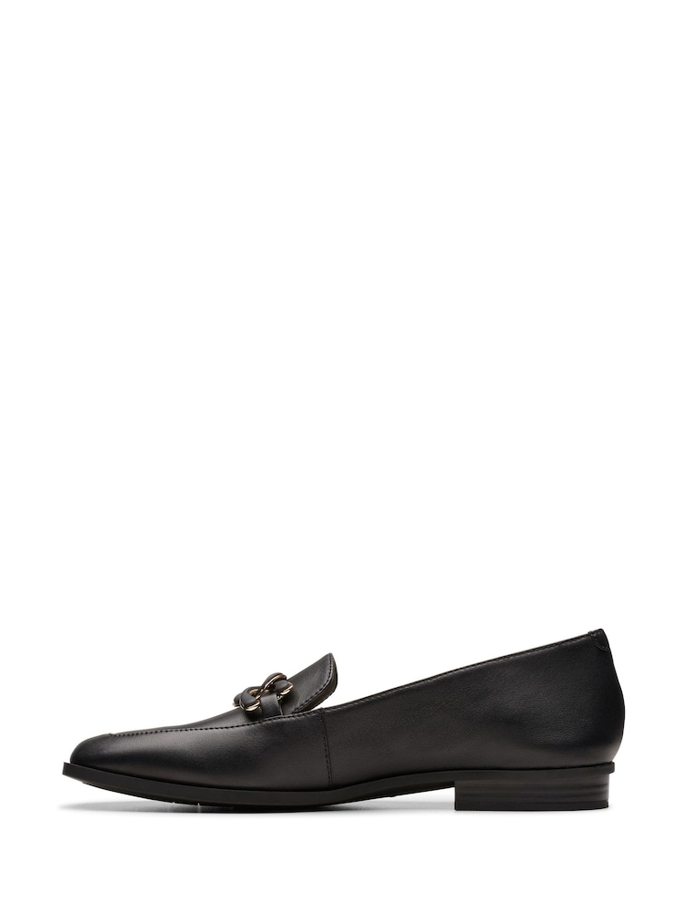 Clarks Black Leather Sarafya Rae Shoes - Image 2 of 6