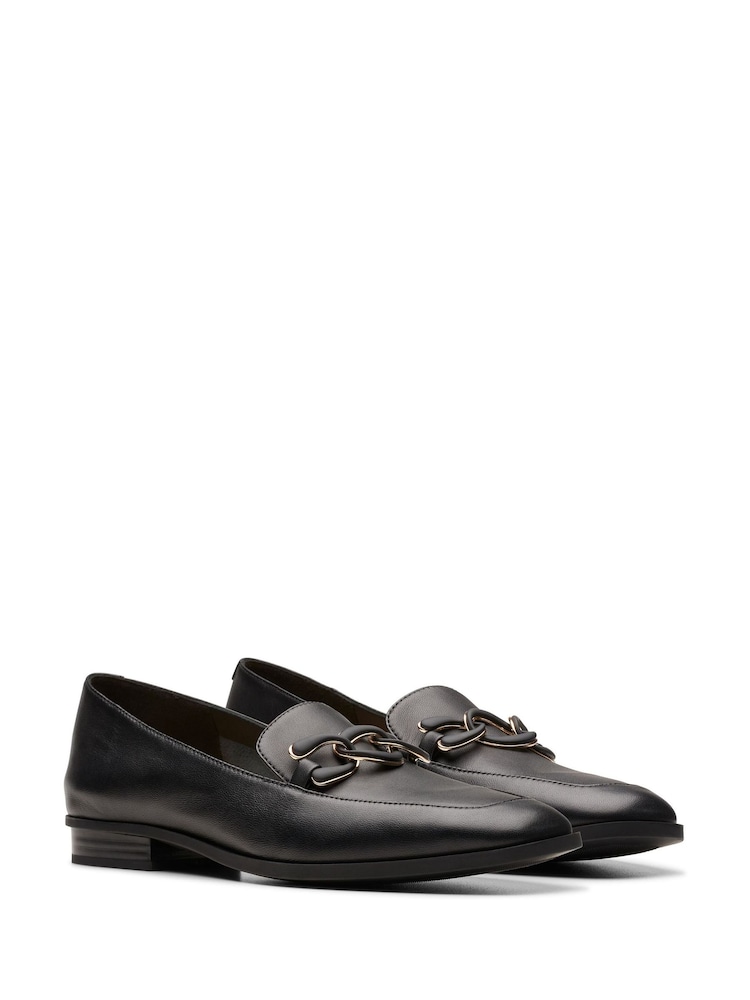 Clarks Black Leather Sarafya Rae Shoes - Image 3 of 6