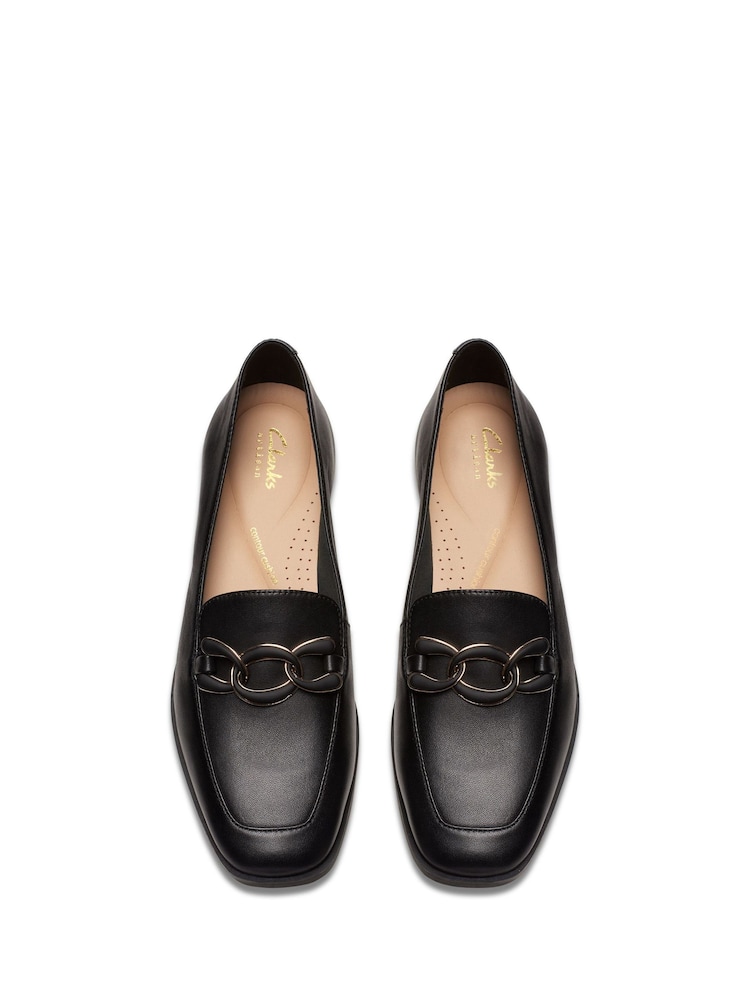 Clarks Black Leather Sarafya Rae Shoes - Image 5 of 6