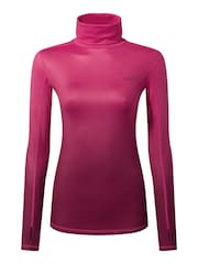 Tog 24 Coral Pink Snowdon Thermal Zip Neck T-Shirt - Image 6 of 7