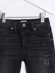 River Island Black Boys Slim Relaxed 100% Cotton Jeans - Image 3 of 4