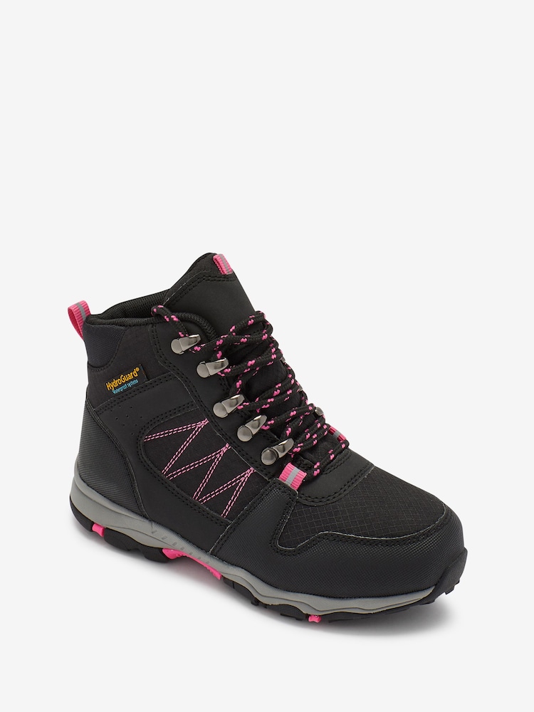 Black Waterproof Hiker Boots - Image 2 of 4