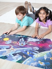 Melissa & Doug Outer Space Glow in the Dark Floor Puzzle - Image 1 of 3