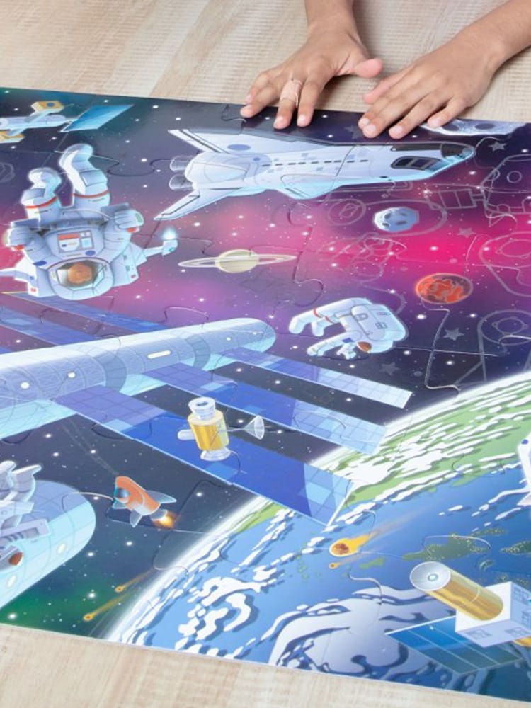 Melissa & Doug Outer Space Glow in the Dark Floor Puzzle - Image 2 of 3