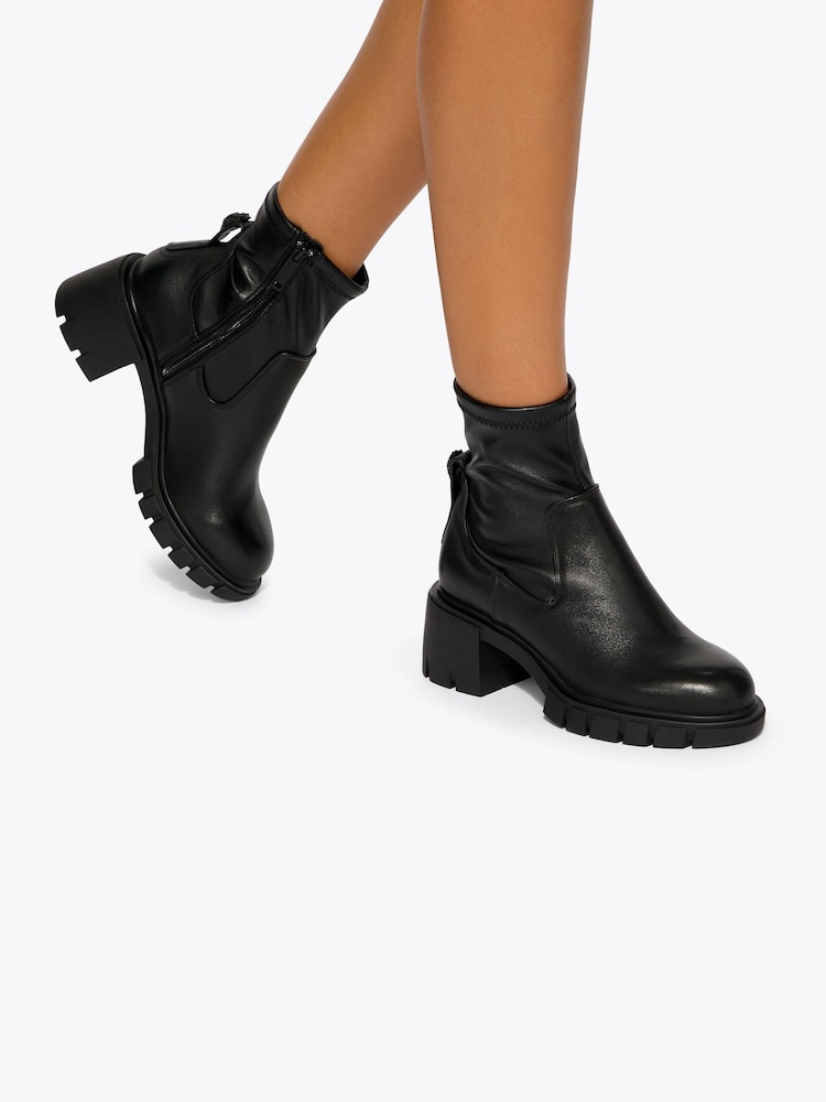Kurt Geiger London Black Step Ankle Boots - Image 2 of 5