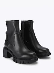 Kurt Geiger London Black Step Ankle Boots - Image 3 of 5
